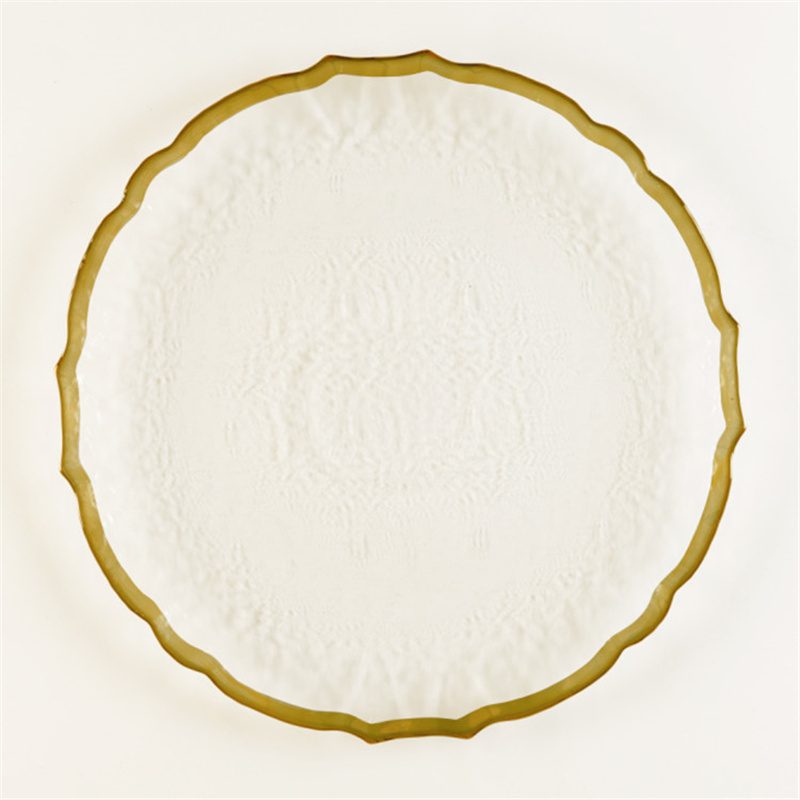 Wholesale Glass Charger Plate PZ-011 - Image 6